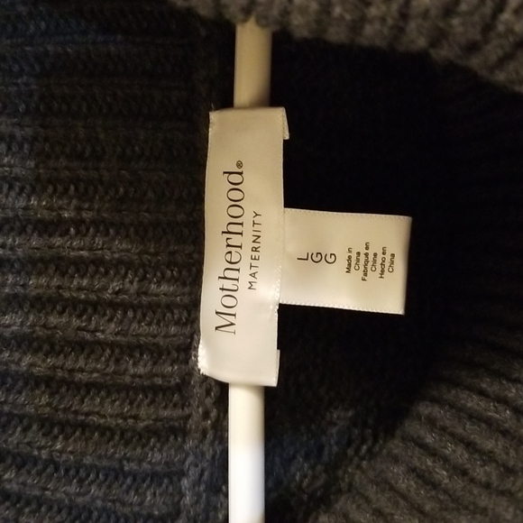 Motherhood Maternity Cowl Neck Sweater Dress/Tunic - Picture 2 of 12